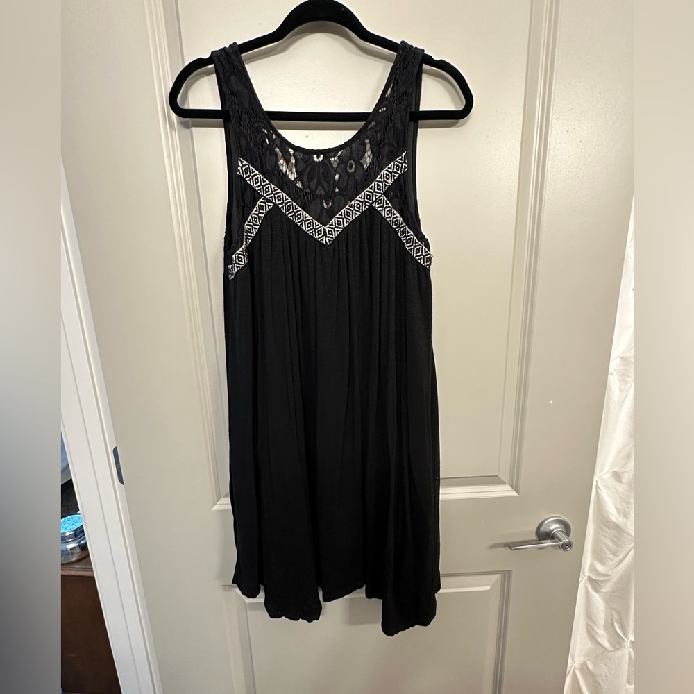 Alya Brand Black Dress Size Large warn once
